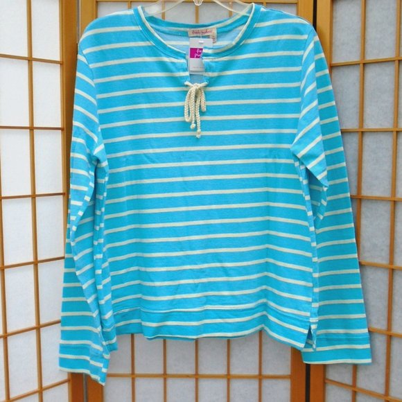 FRESH PRODUCE Weekender Hilton Striped French Terry Sweatshirt - Picture 1 of 5